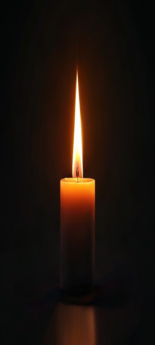 Single Candle Flame Ethereal HD Wallpaper