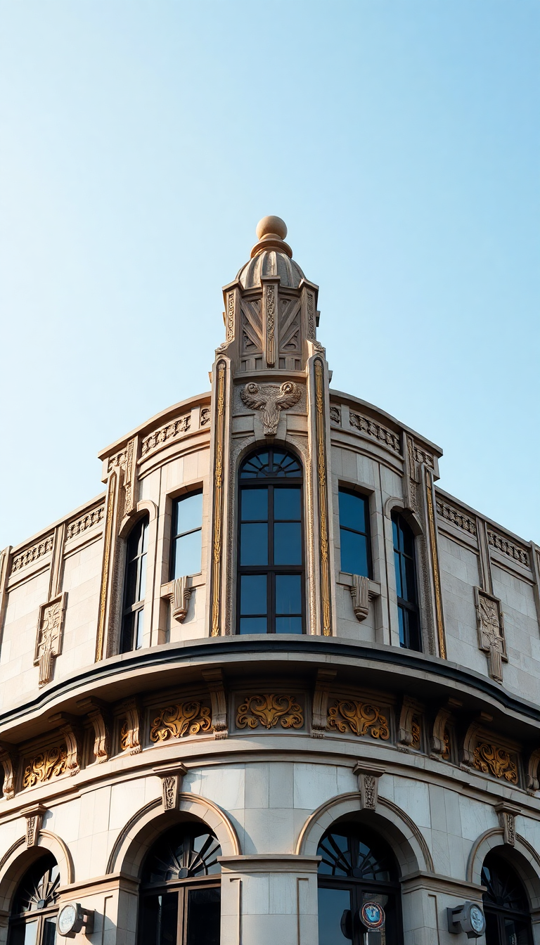 Art Deco Building Futuristic HD Wallpaper