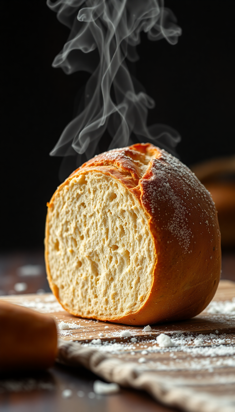 Bold Soft Bread Fresh Baked Wallpaper