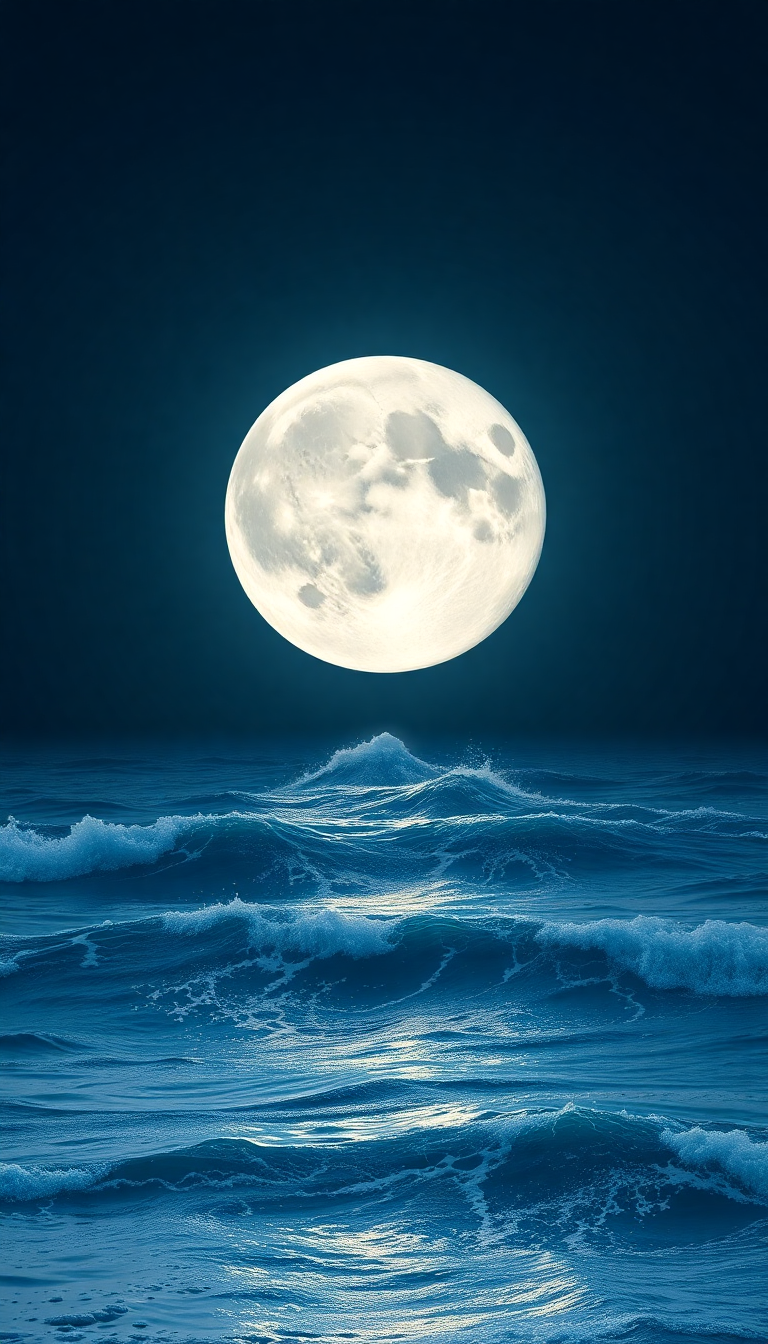 Touching Ocean Surface Surreal Fantasy Prime Wallpaper