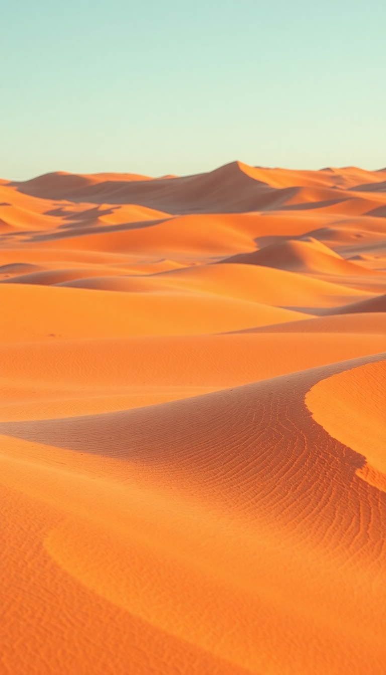 Heat Shimmer Desert Mirage Hot Summer Photorealistic Original Wallpaper