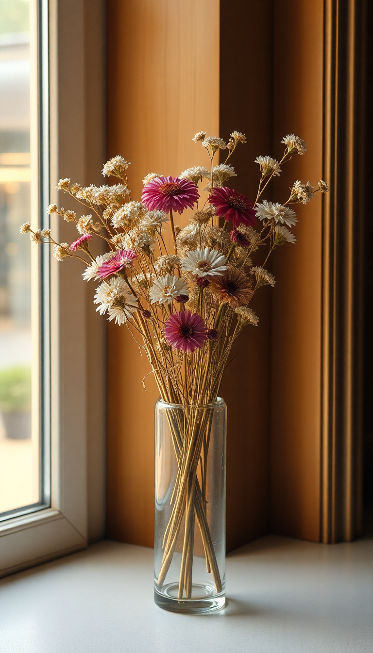 Dried Flowers In Forest HD Wallpaper