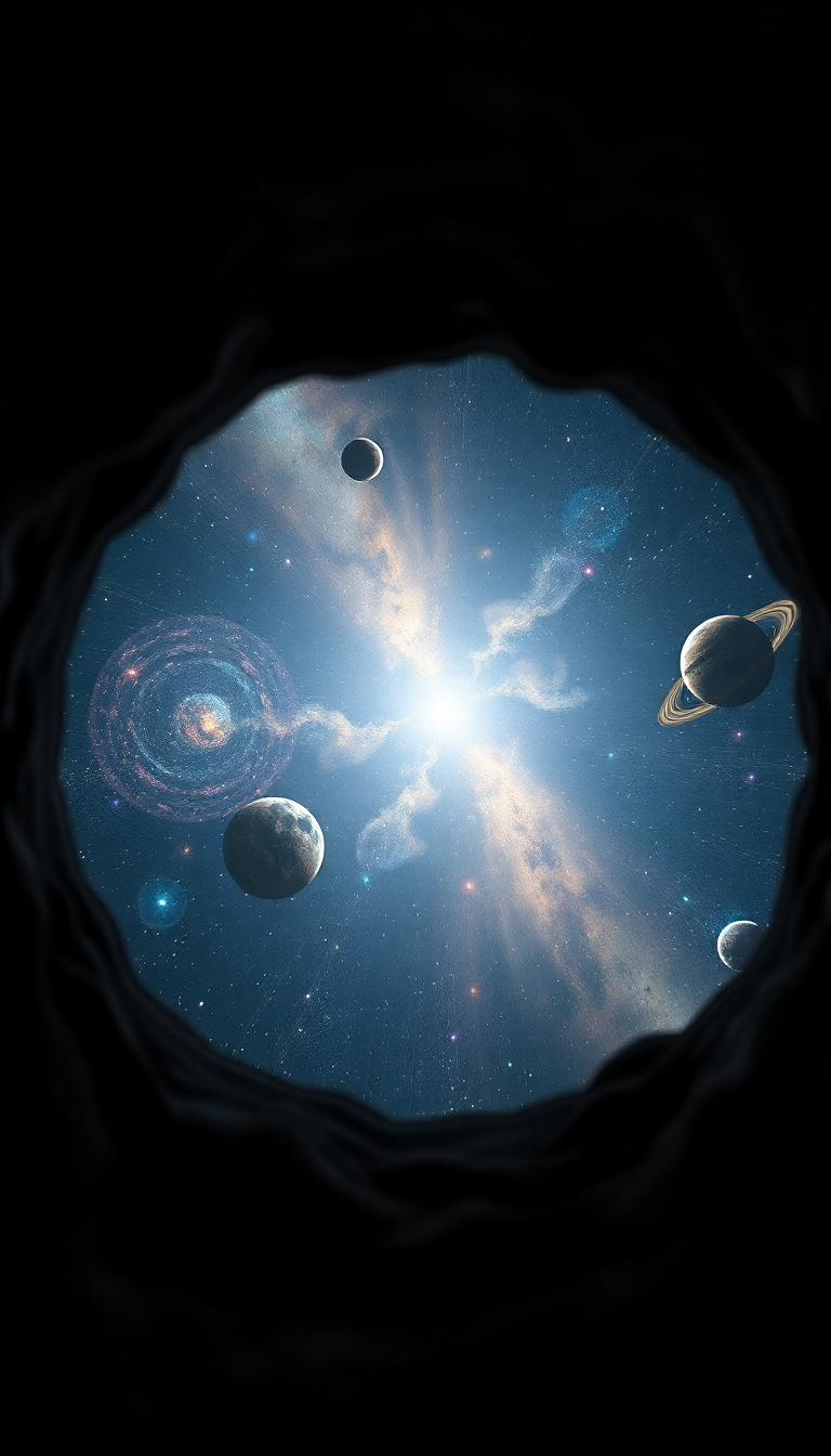 Subtle Stars Universe Showing View Digital art Wallpaper