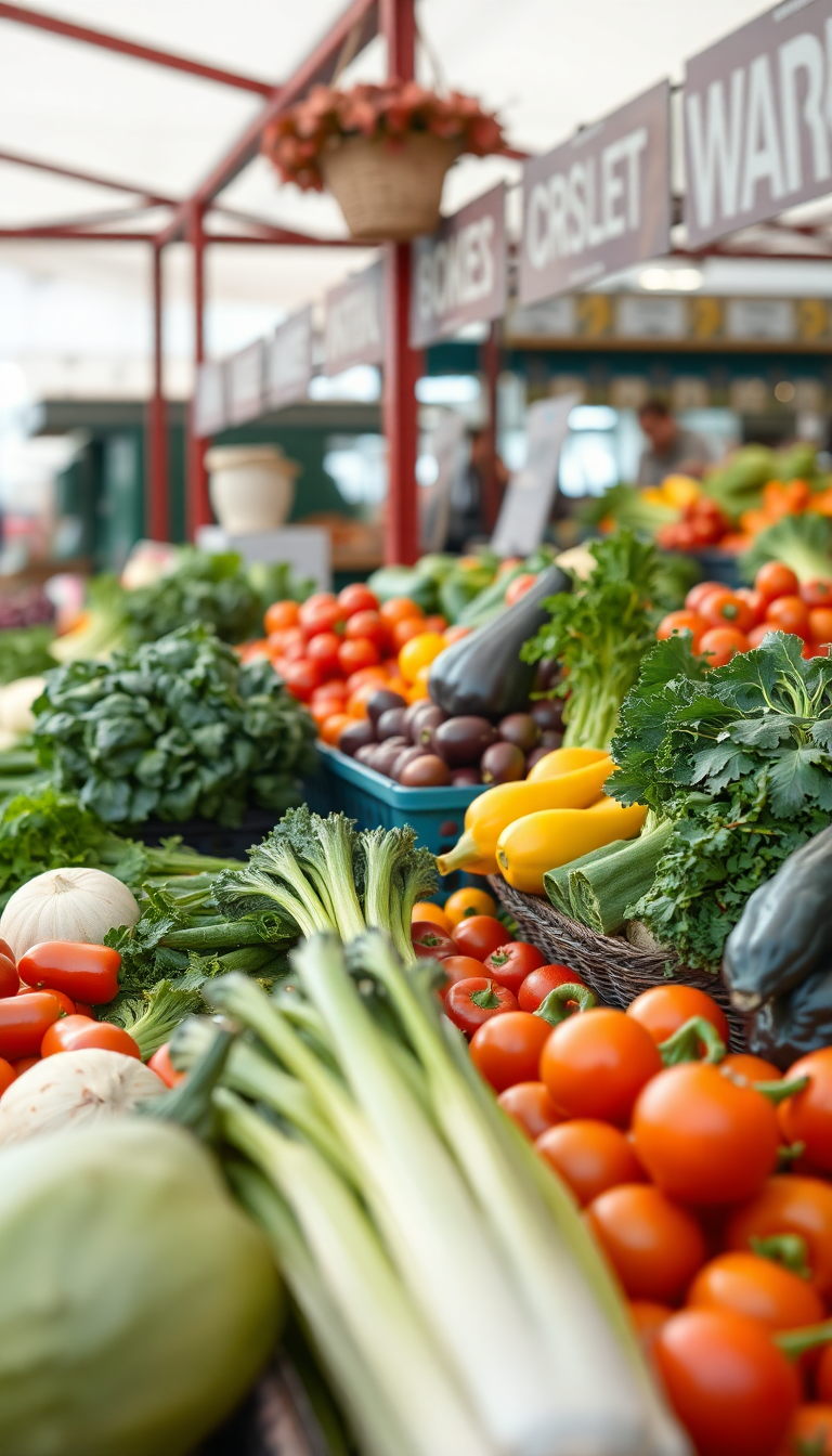 Deep Farmers Produce Vegetables Photorealistic Wallpaper