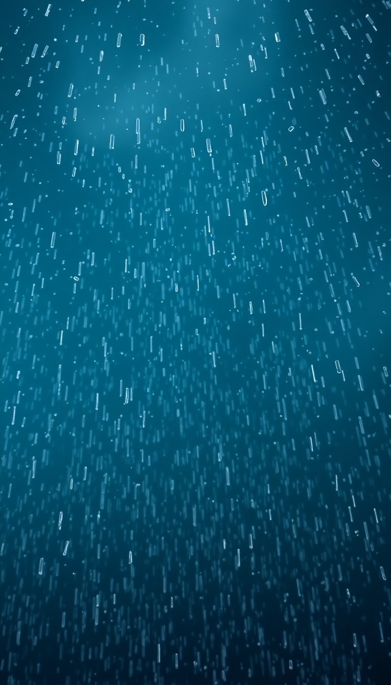 Silver Dark Falling Ice Dramatic Photorealistic Wallpaper