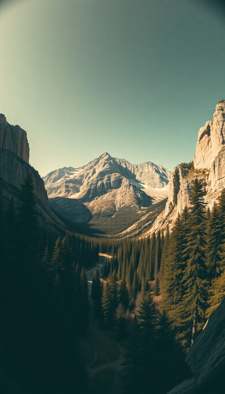 Captivating Vintage Travel Poster Style Digital art Wallpaper