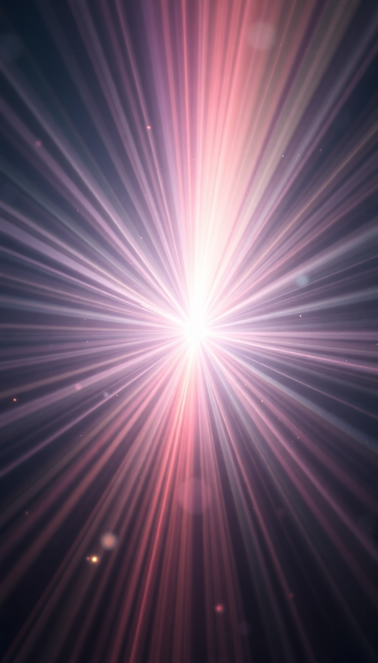 Pulsar Star Emitting Beams Light Digital art Wallpaper