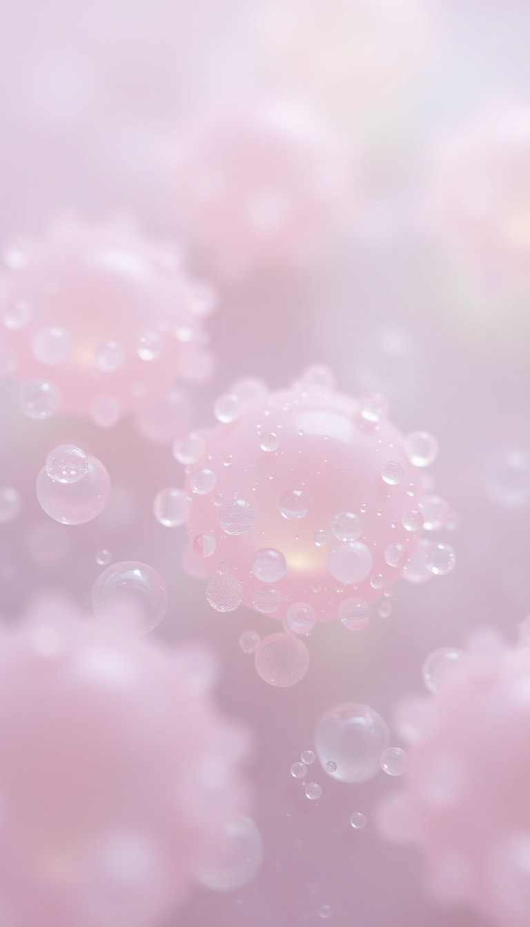 Dusky Oil And Water Macro Aesthetic Wallpaper