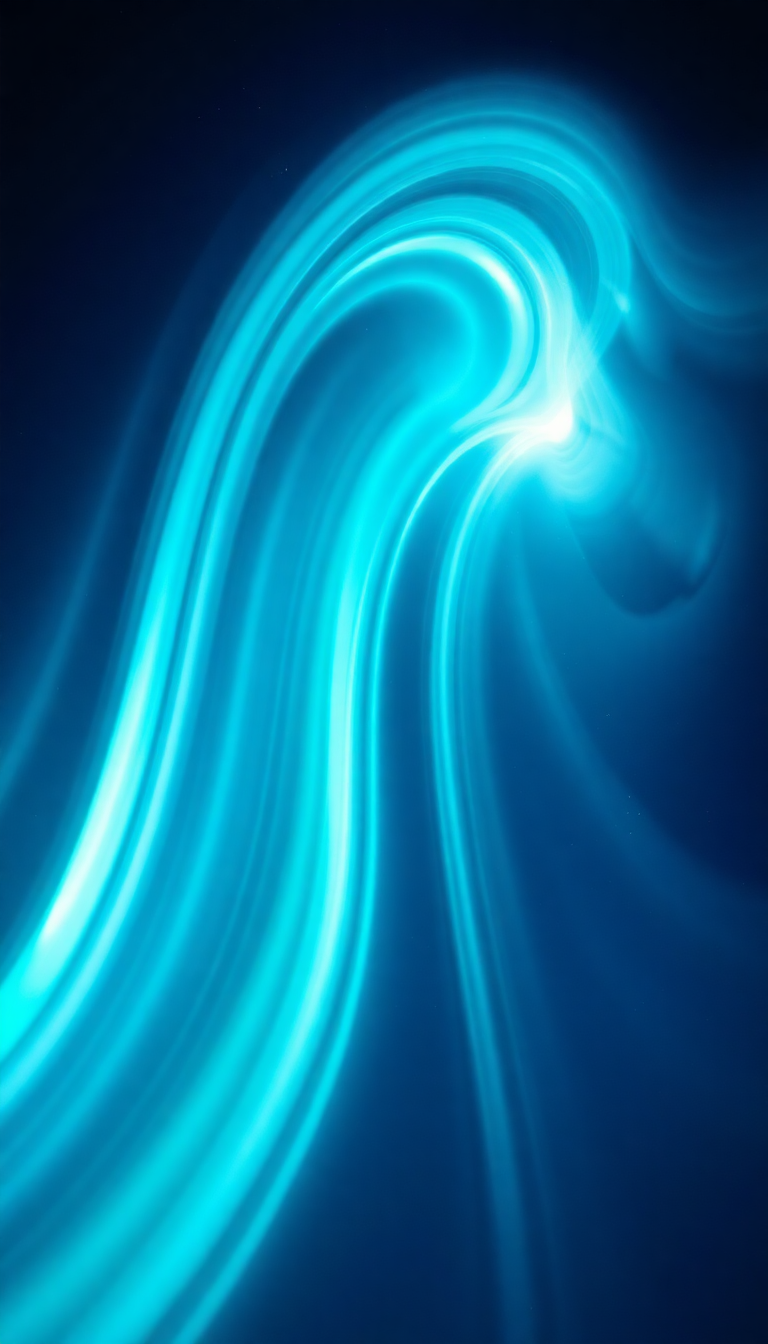 Noble Northern Lights Abstracted Flowing Digital art Wallpaper