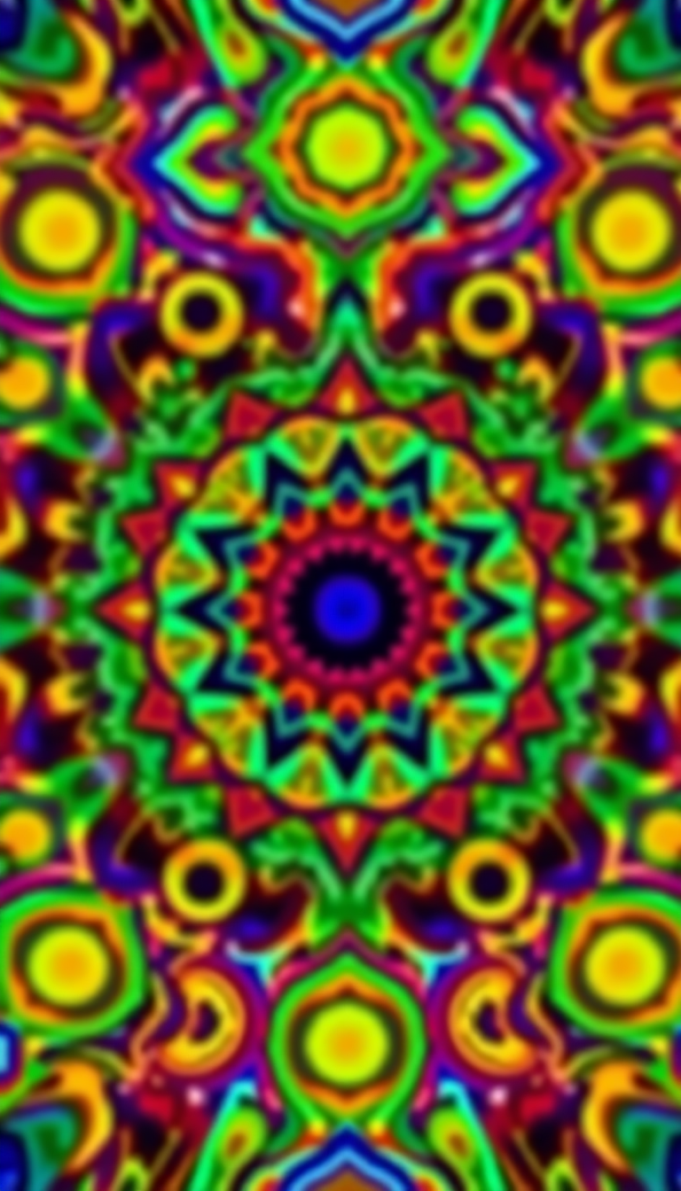 Premium Psychedelic 60s Pattern Colorful Digital art Wallpaper