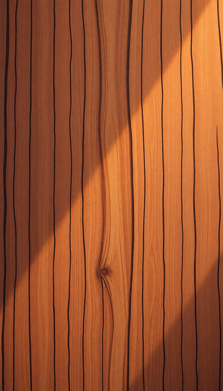 Wood Grain Polished Texture Warm Anime Wallpaper