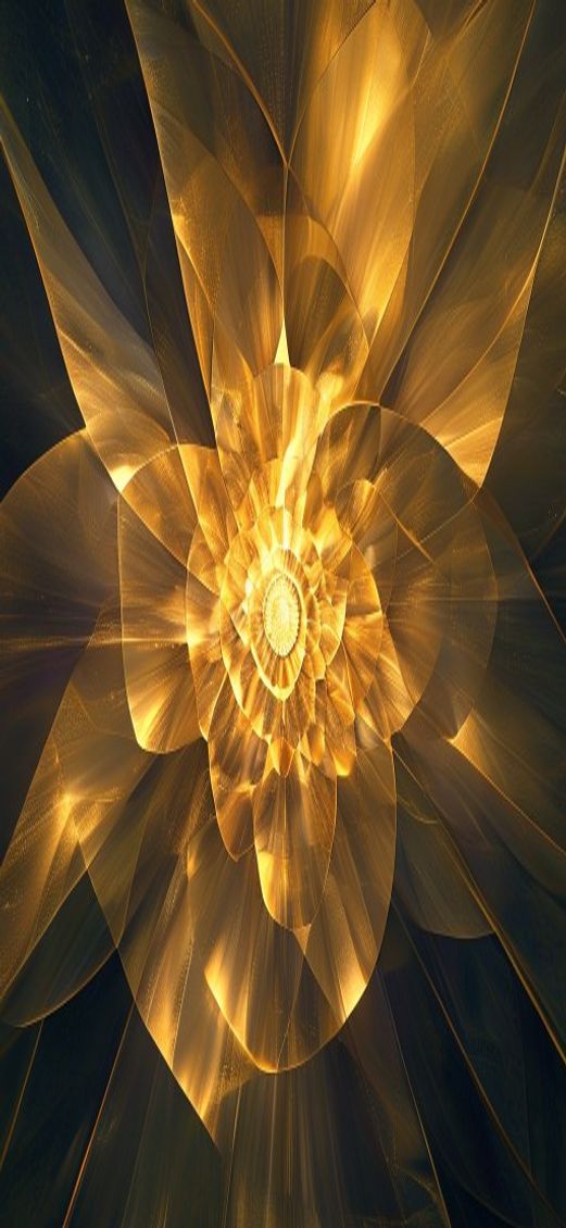 Serene Fibonacci Spiral Golden Ratio Minimalist Wallpaper