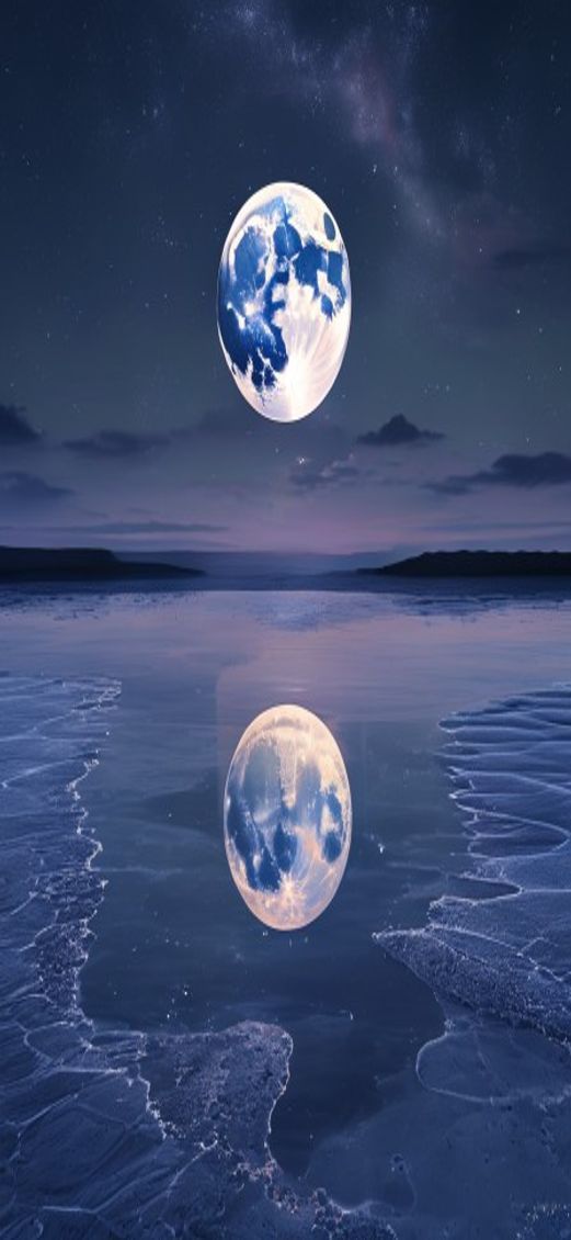 Tranquil Salt Flats Mirror Reflection Photorealistic Wallpaper