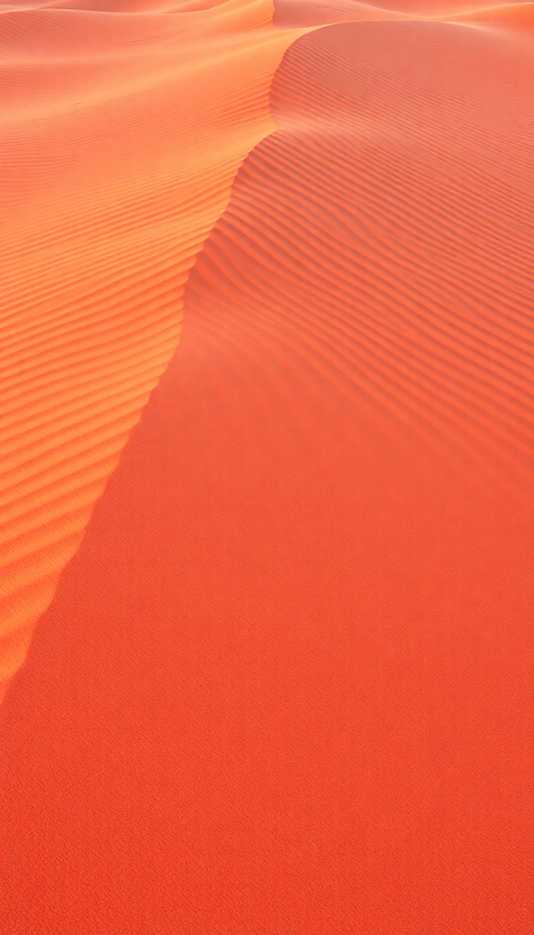 Primal Sand Dune Ripples Wind Photorealistic Wallpaper