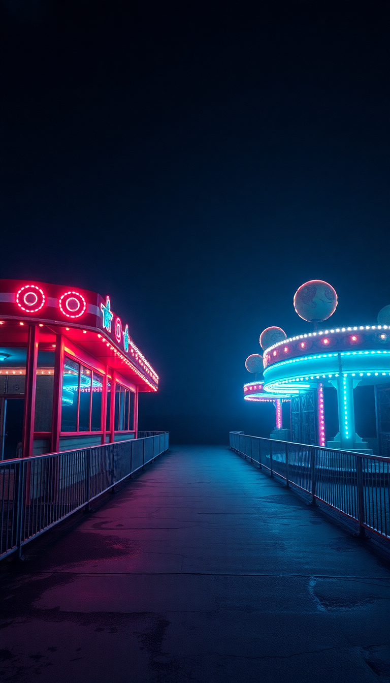 Sacred Abandoned Amusement Park Anime Anime Wallpaper